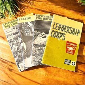 VINTAGE 1970s Boy Scouts of America Merit Badge Booklets - Lot of 4 - Retro
